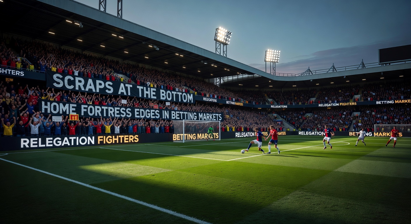 Graph showing home win percentages for Premier League relegation teams over recent seasons, with a clear upward trend in fortress performances