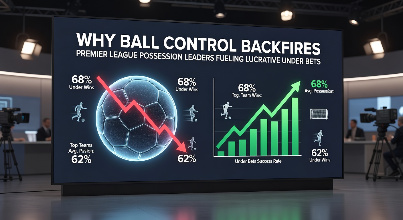Visual breakdown of a typical Premier League high-possession game, showing passing networks and defensive congestion leading to low goal tallies