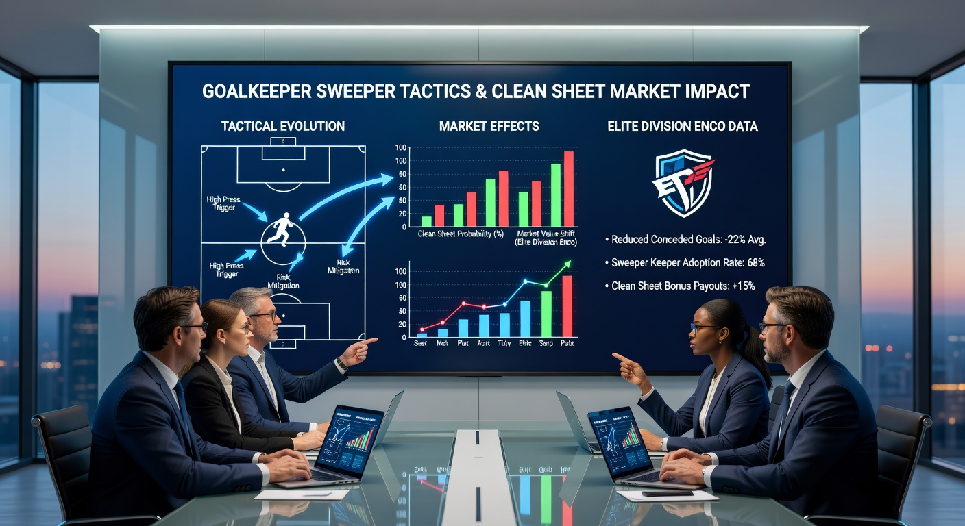 Data visualization of clean sheet rates alongside goalkeeper pass maps in European top-flight games