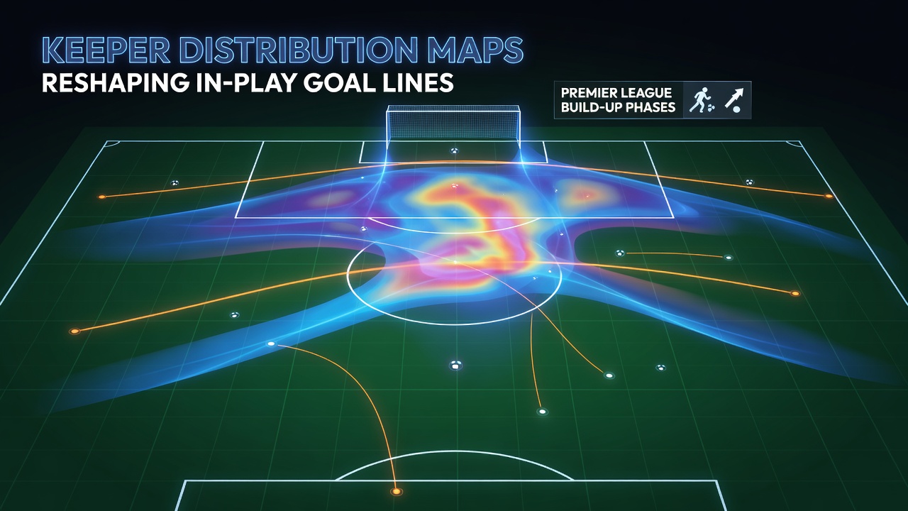Premier League goalkeeper distribution patterns during build-up phases