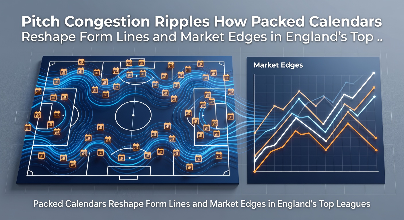 Data visualization of Premier League fixture congestion impact on team performance metrics