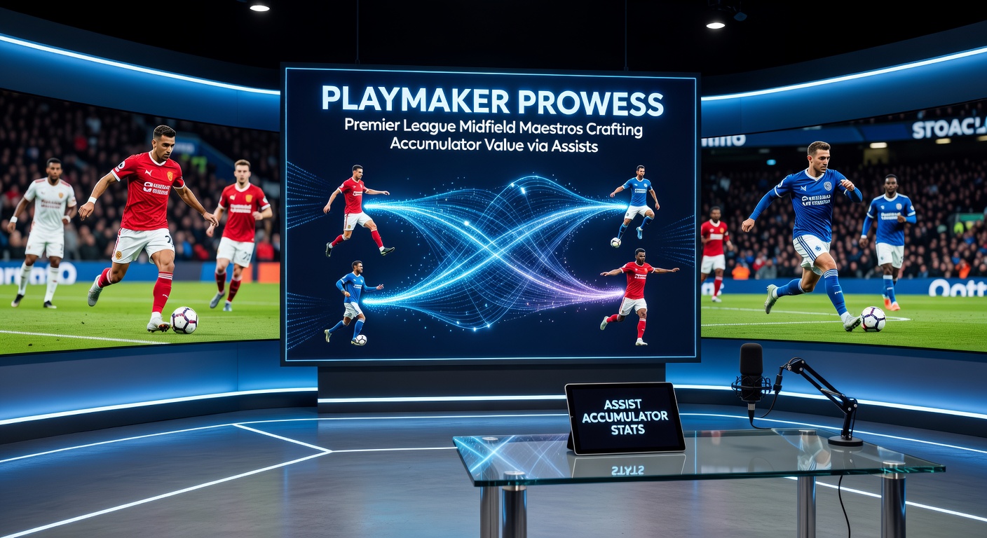 Chart displaying top Premier League assist providers and their impact on team goal outputs for the 2025/26 season