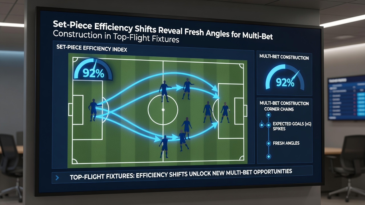 Detailed view of a Premier League corner kick setup with players positioned for set-piece action