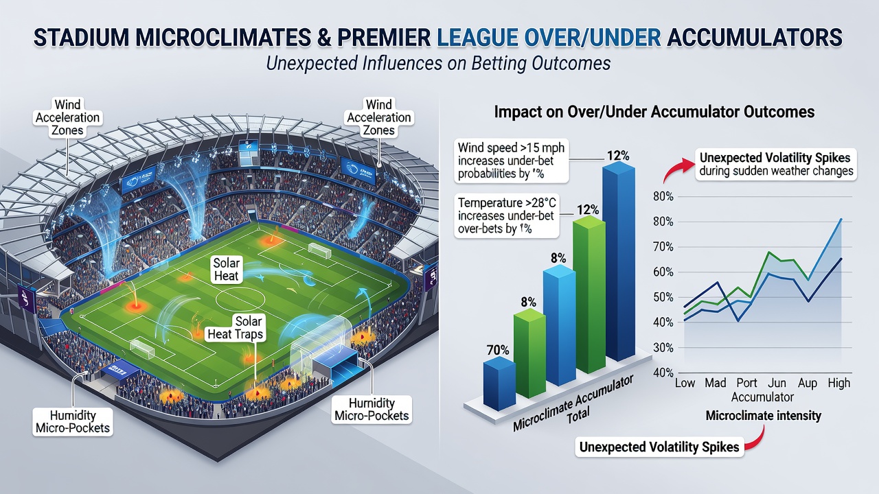 Data visualization of Premier League goal trends influenced by stadium weather conditions