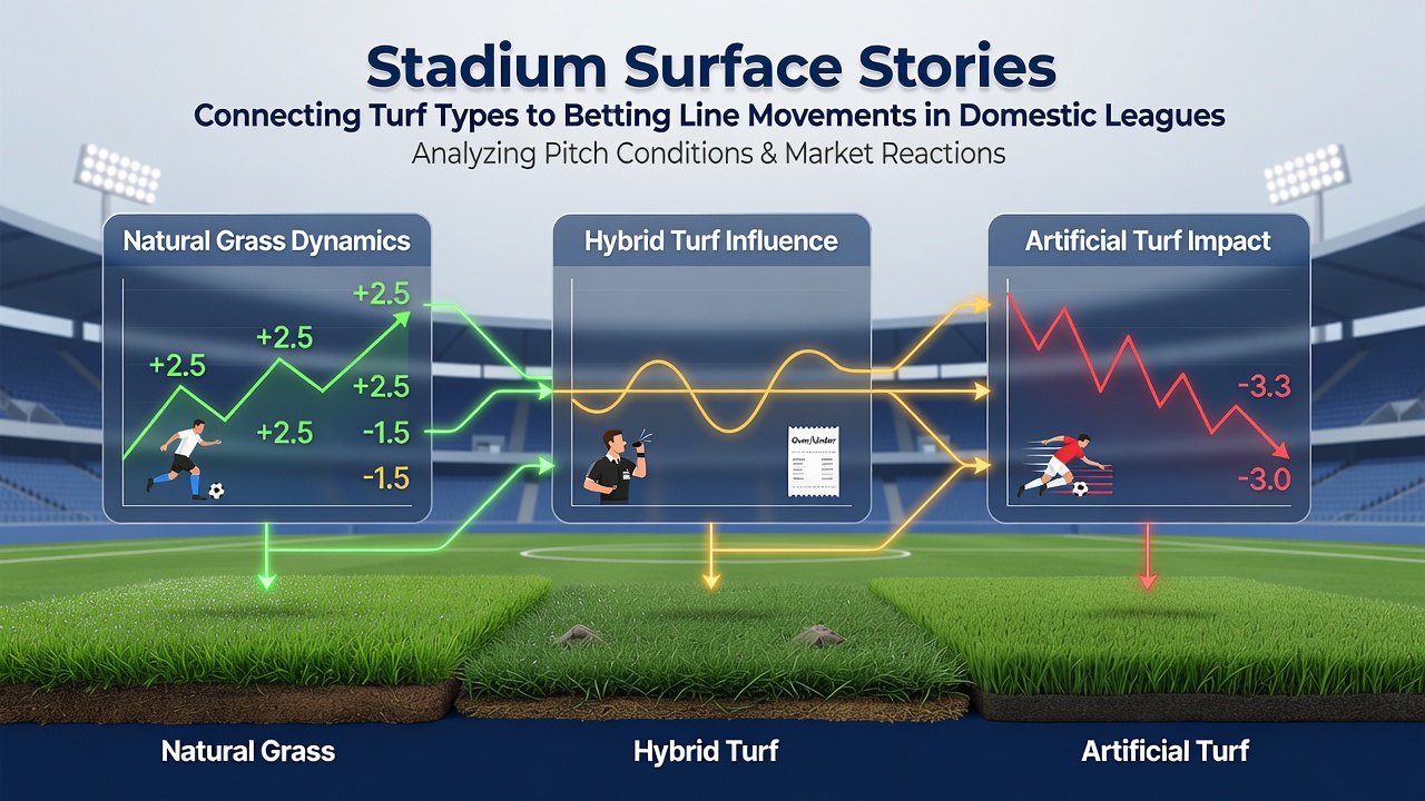 Close-up of hybrid turf installation at a professional football stadium with maintenance equipment visible